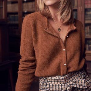 Sezane Gaspard Jumper Camel Size Small